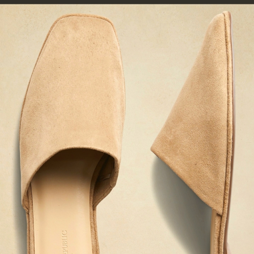 🆕BR Soft Faux Suede Mule